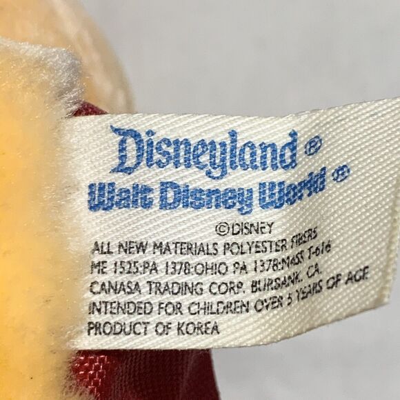 Winnie the Pooh Backpack Plush Disneyland Disney World Vintage - Picture 11 of 11